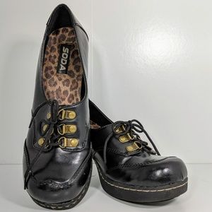Soda Chunky Mary Jane Heels 8.5M